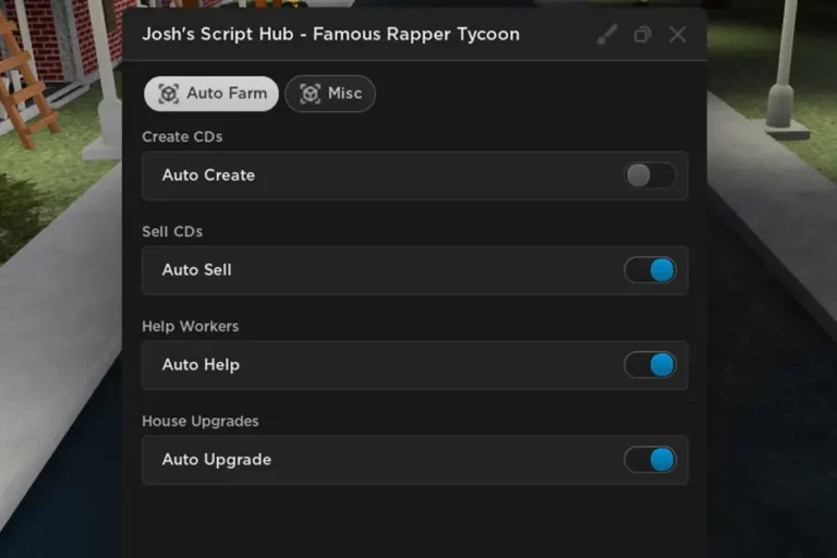 Prove mom wrong by being a famous rapper tycoon Script autofarm